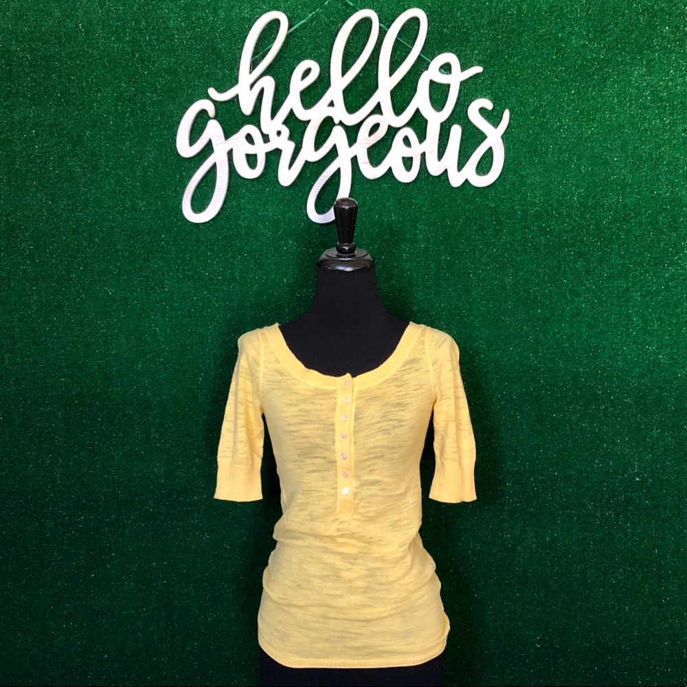 Yellow Knit Blouse 🌸